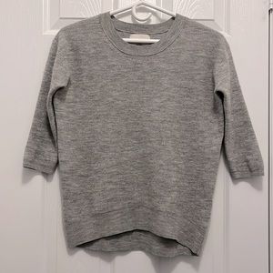 Aritzia Wilfred 3/4 Grey Sweater